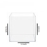 12″x12″x12″ Crystal Glass Aquarium Tank