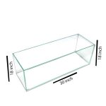 Regular Glass With Dimond Edeging Aquarium- Thickness