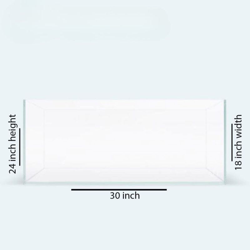 Regular Glass With Dimond Edeging Aquarium Tank