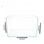 39 Ltr. 18″x12″x12″ Crystal Glass Aquarium