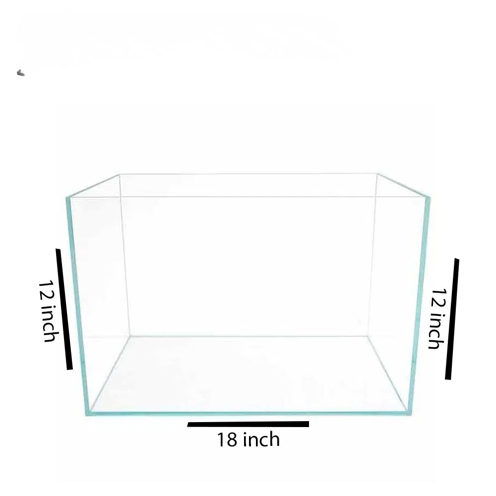 39 Ltr. 18″x12″x12″ Crystal Glass Aquarium