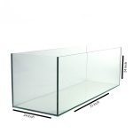 72″x24″x24″ Regular Glass With Dimond Edeging Aquarium Tank