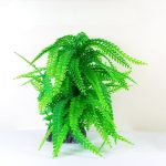 Material: Fiber, Plastic Lucrative design Used for home decor Wipe with a clean wet cloth when needed Dimension: Height= 8 inch