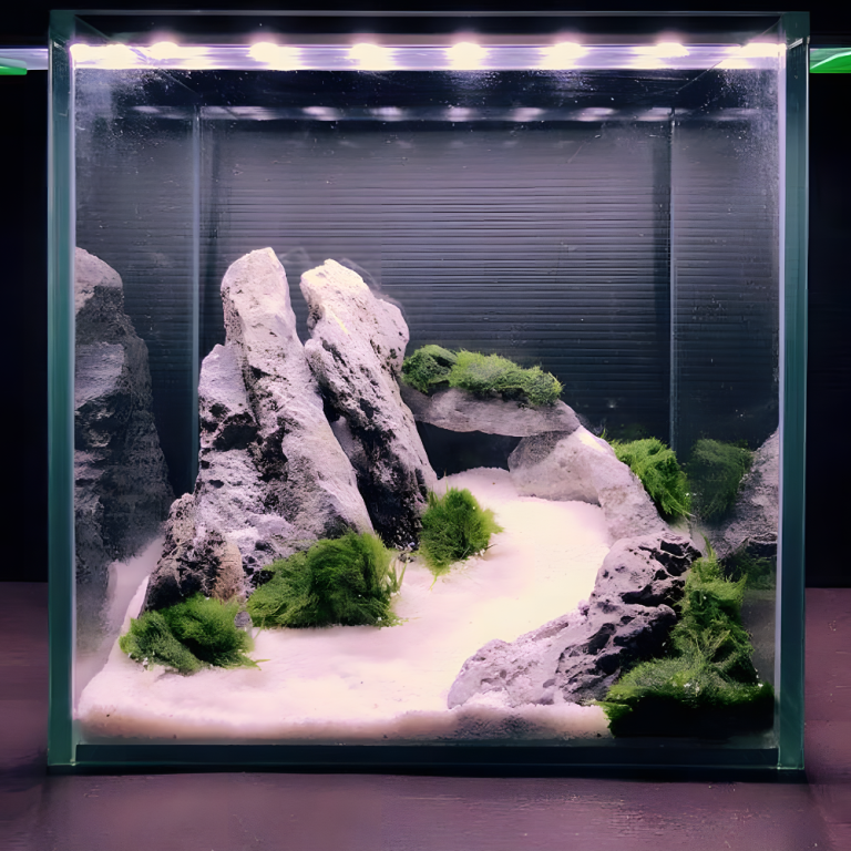 9x9x9 inch Cube- Crystal Glass Aquarium Tank